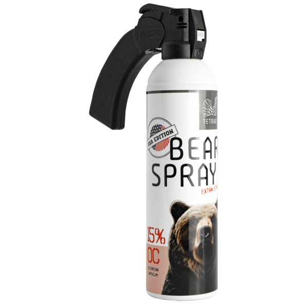 Sprej obronny na niedźwiedzie TETRAO Bear Spray USA edition 400 ml